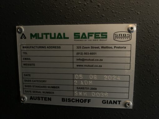 Austen CAT2 ADM LS400 Jewelry Safe - Image 11